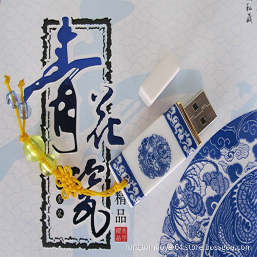 China Ceramic Flash Drive Free Logo